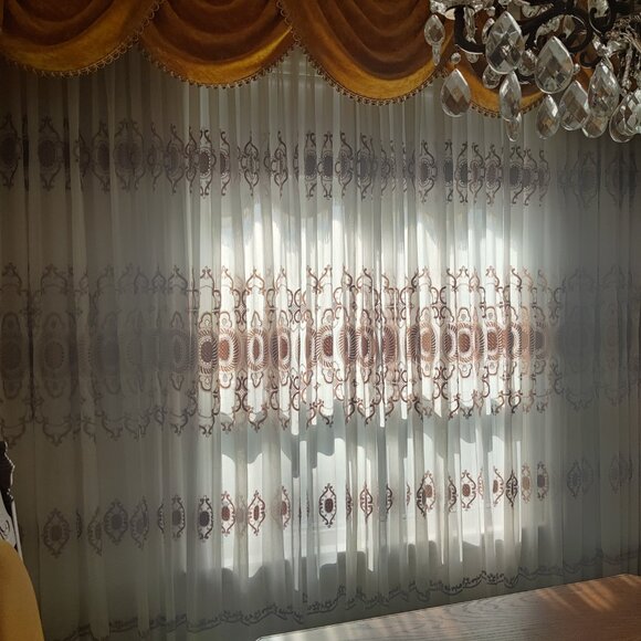 Embroidered Sheers - Picture 7 of 7